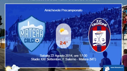 CALCIO - Il Meteo per Matera vs Crotone